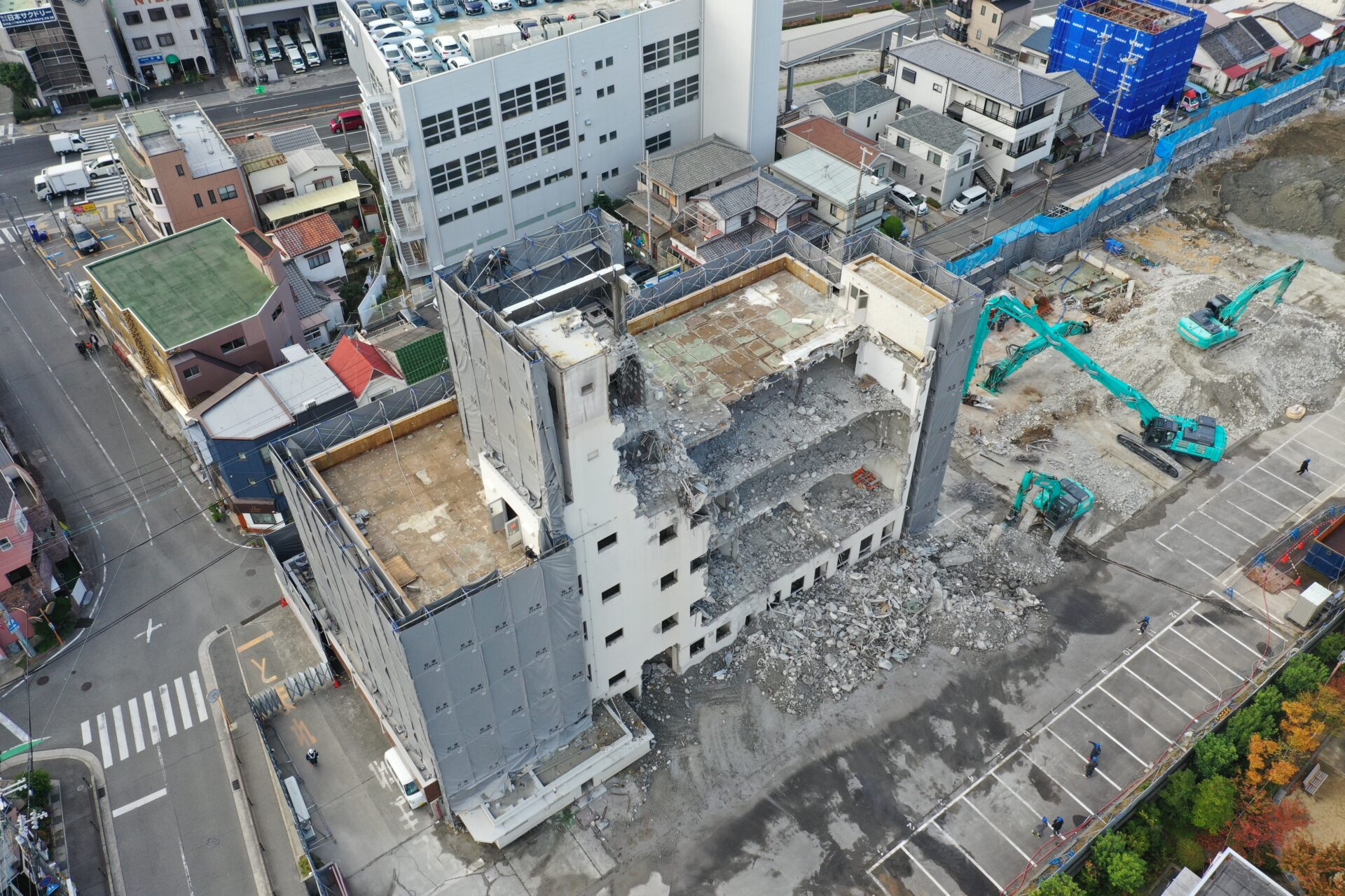 株式会社 大和産業開発／株式会社 大和産業の施工実績 | RC造4F建物+S造2Ｆ建物+S造1F建物+S造/RC造3F建物