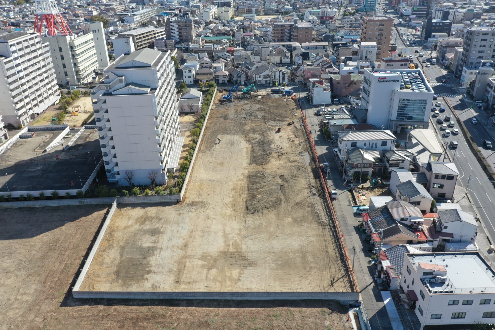 株式会社 大和産業開発／株式会社 大和産業の施工実績 | RC造4F建物+S造2Ｆ建物+S造1F建物+S造/RC造3F建物